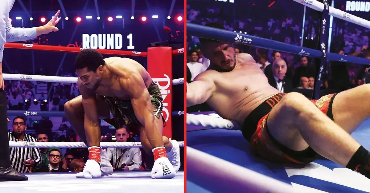 Anthony Joshua Overcomes Two Knockdowns to Beat Kristian Prenga