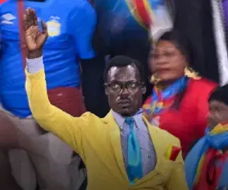 DR Congo's Unmoving Superfan Steals the Show