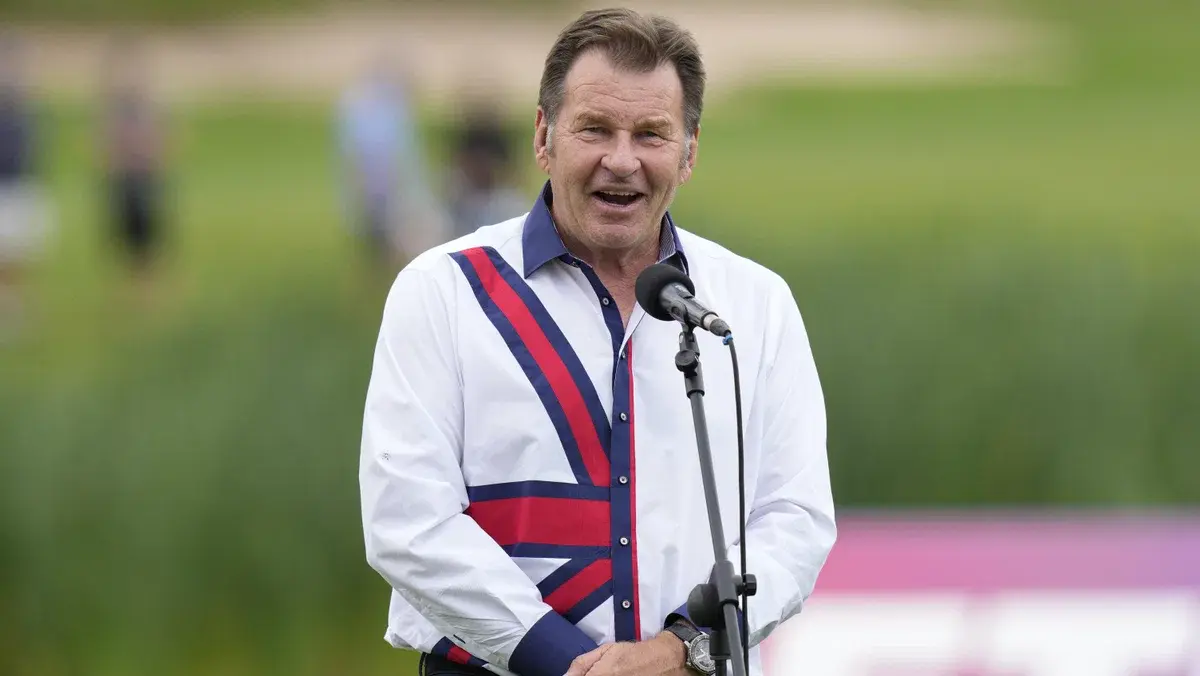 Nick Faldo Coaches Charlie Crosby During Emotional British Masters Return
