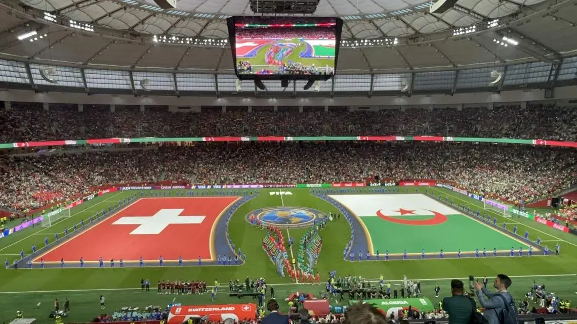 Swiss Fans Celebrate in Vancouver