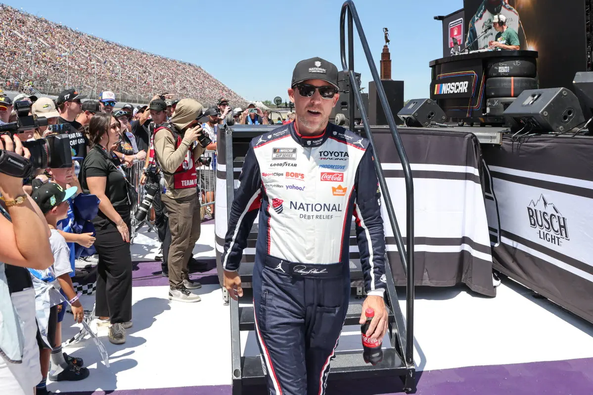 Denny Hamlin Warns Carson Hocevar After Blistering On-Track Clash at Bristol
