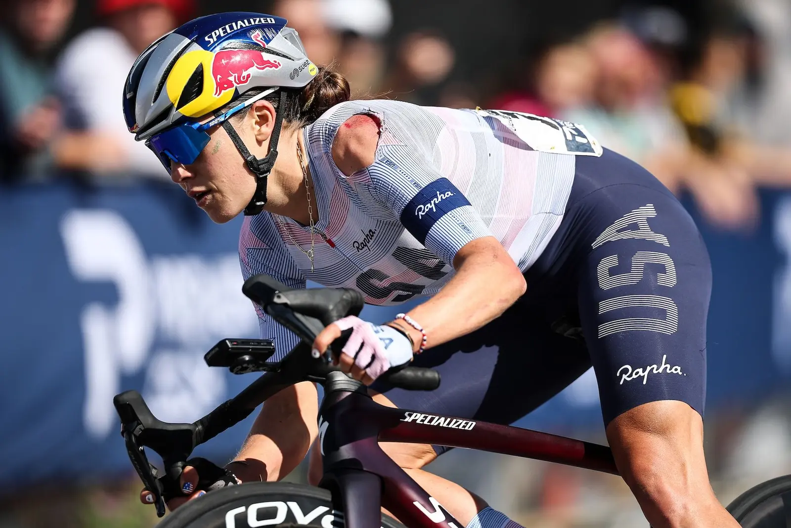 Kate Courtney's Road Debut Ends in Early Exit at World Championships