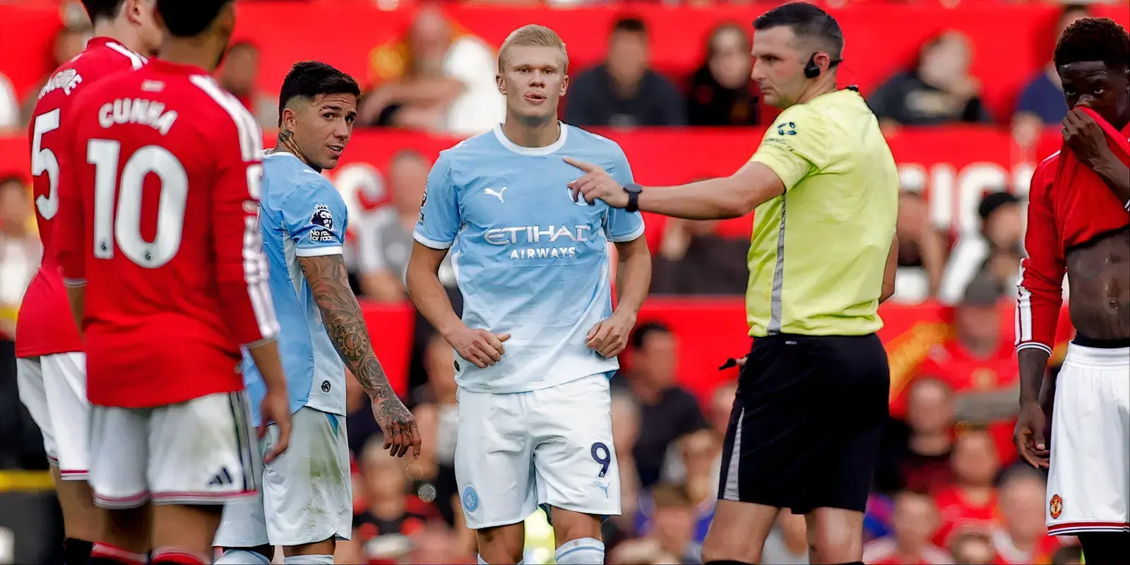 Man Utd vs Man City Derby Marred by Controversial Haaland Goal Decision