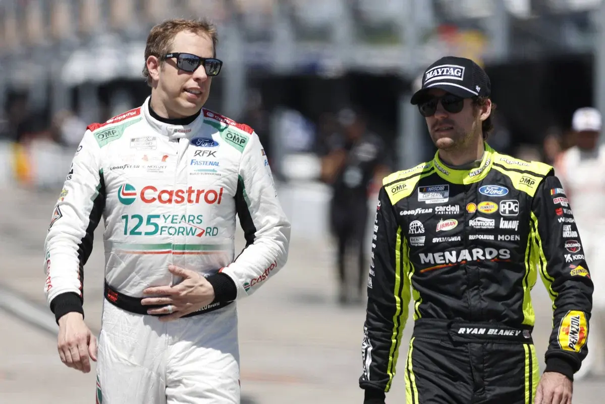 Ryan Blaney Honors Brad Keselowski With Flowers Amid Dodge Return Rumors