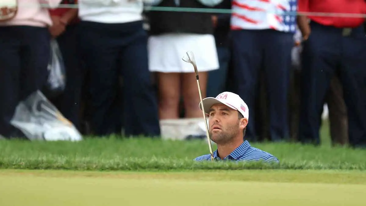 Scottie Scheffler Bunker Shot Secures Team USA Day One Lead