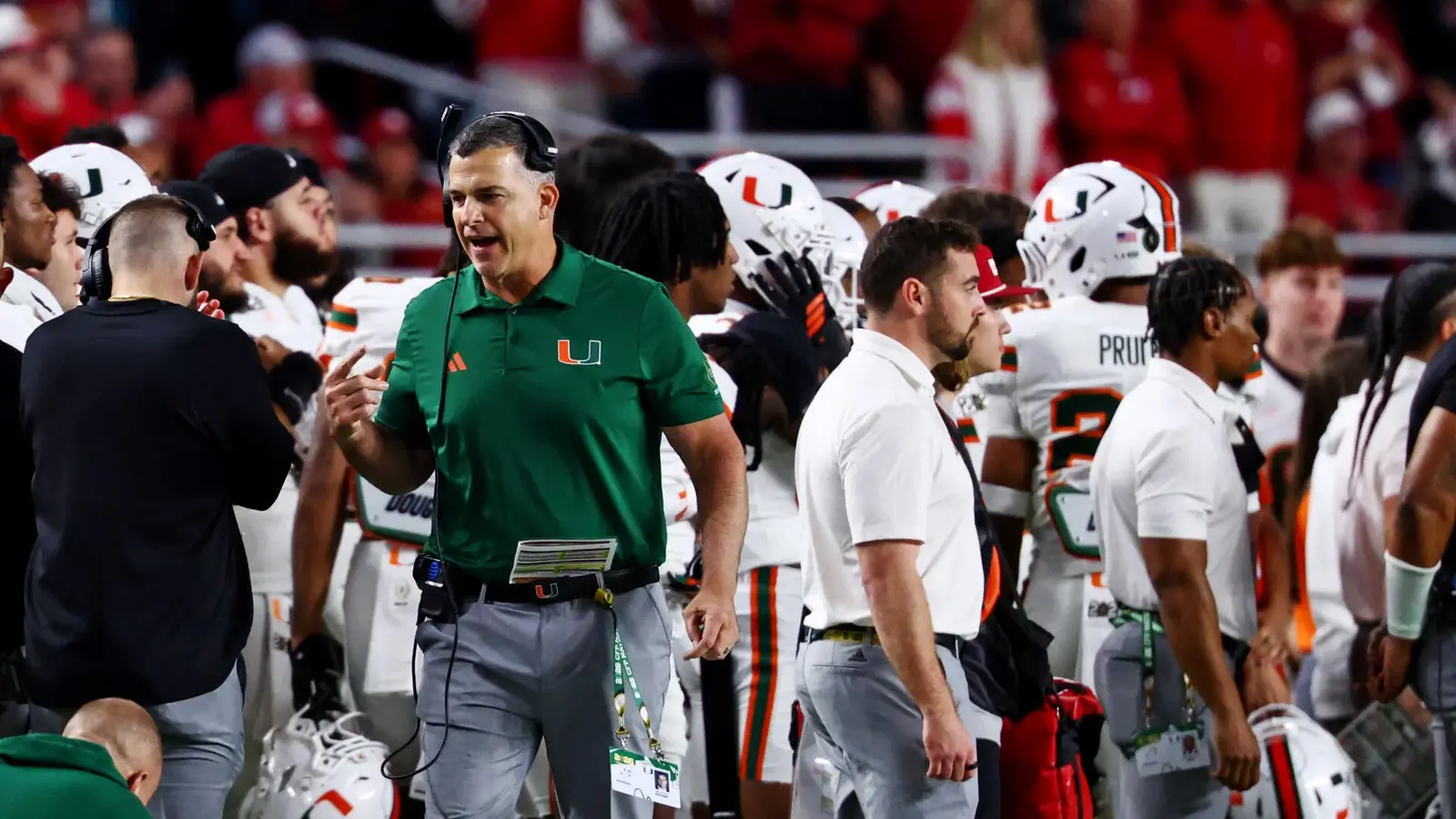 Steve Sarkisian Claims Trump's Arrival Caused Miami Headset Issues in CFP Title Game