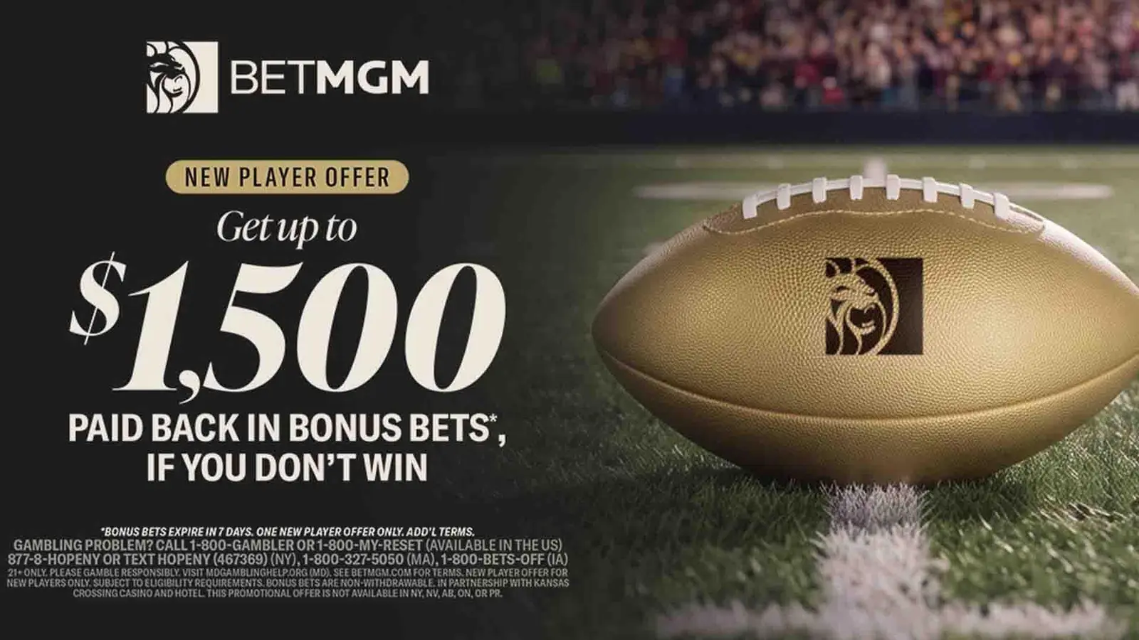 BetMGM Offers $1,500 Bonus Bet for First Loss on Steelers vs. Browns Game