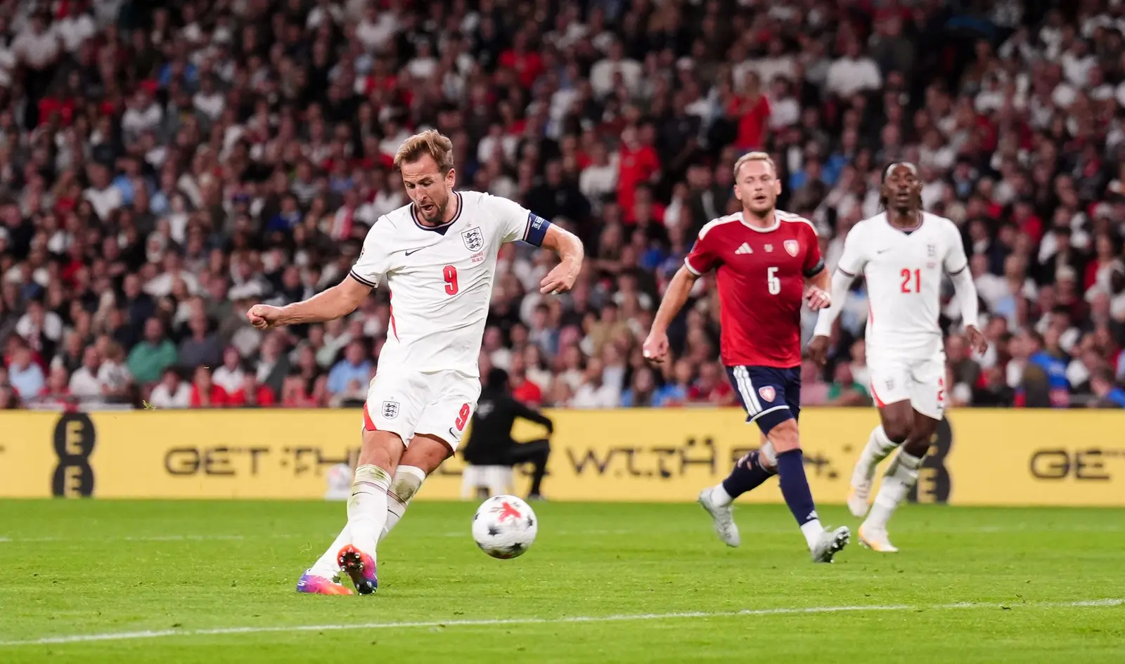 England’s Harry Kane earns praise from coach Thomas Tuchel after scoring a double in the Nations League